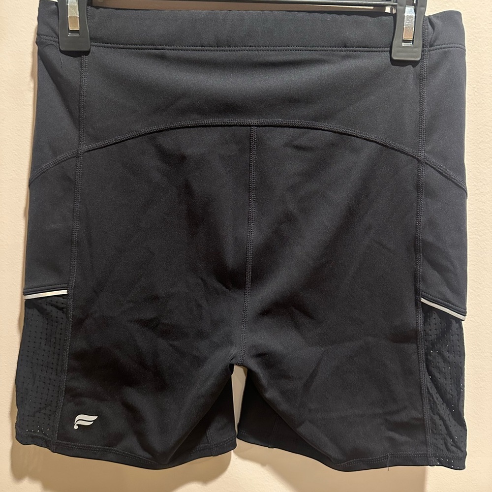 Fabletics Black Athletic Shorts with Side Pockets